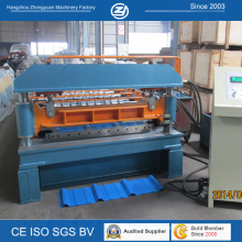 PLC Touch Screen Control Corrugated Metal Roof Roll Forming Machine